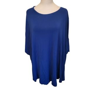 Lane Bryant Plus Tee Blue sz 26/28